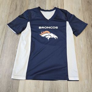 Denver Broncos NFL Reversible Flag Football Jersey Youth Medium Athleisure